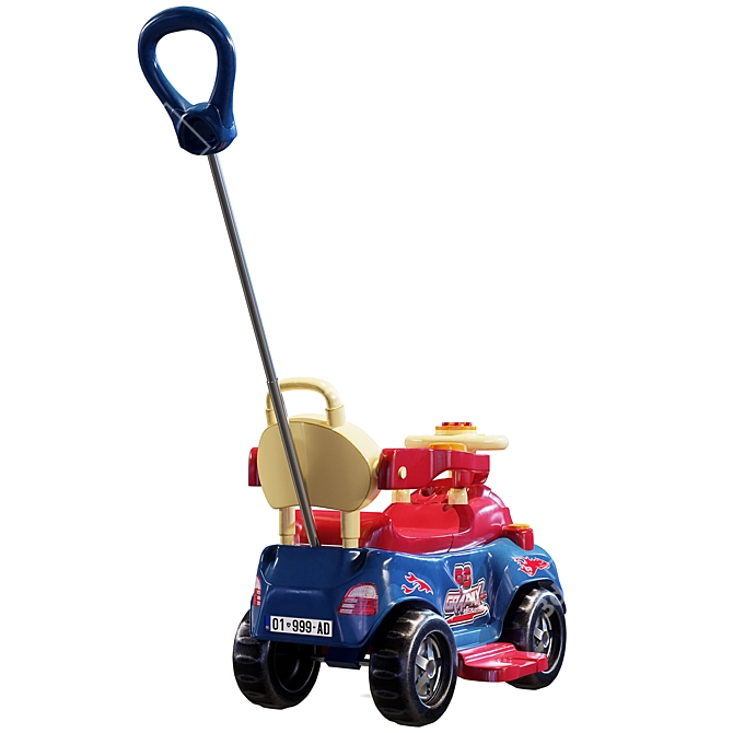 Mini Speedster Toy Car 3D model image 6