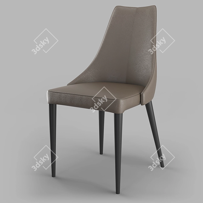 MENORCA Eco Leather Chair 3D model image 1