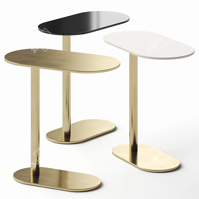 Elegant Corvetto Coffee Tables 3D model image 1