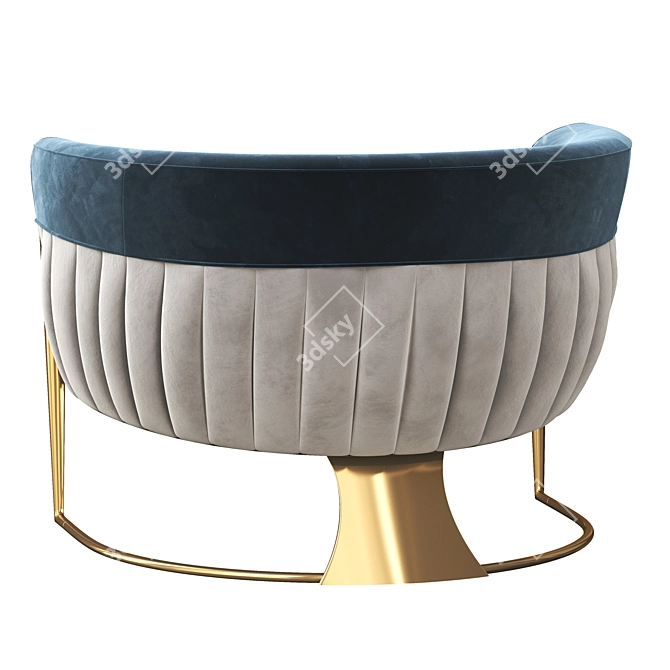 Elegant Visionnaire Armchair 3D model image 4