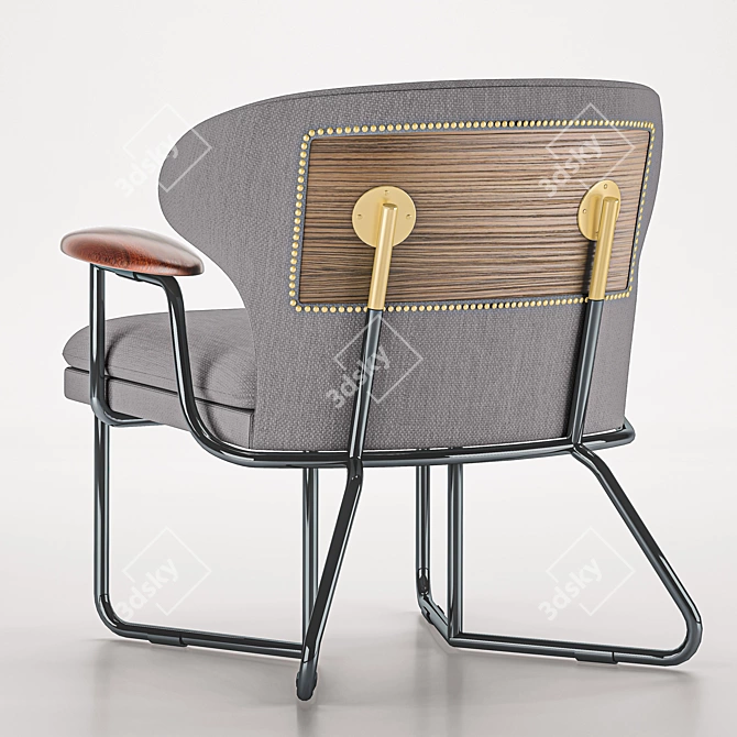 Modern Ergonomic Chair 3D model image 2