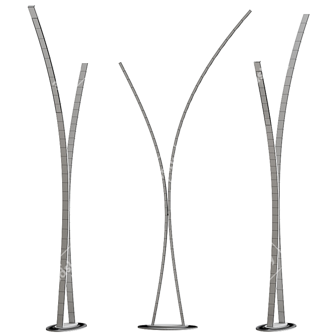 Cattelan Italia Twin Floor Lamp 3D model image 2