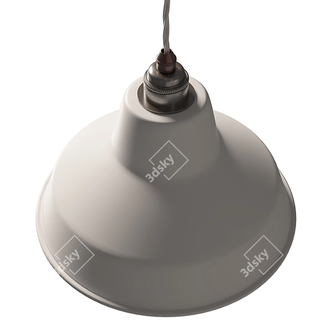 Industrial Chic Pendant Light 3D model image 3