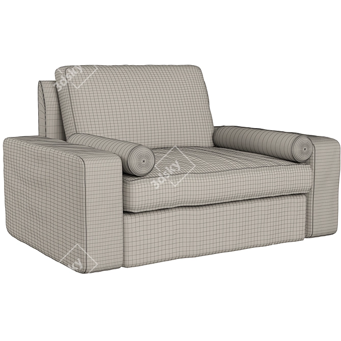 Cozy Kivik Armchair: Your Perfect Retreat 3D model image 4