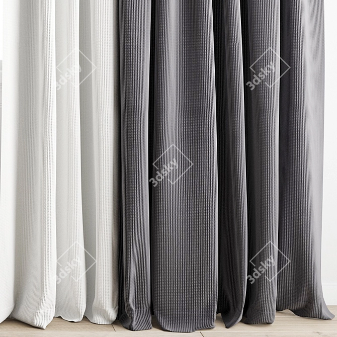 Polygonal Curtain Model 3D model image 3