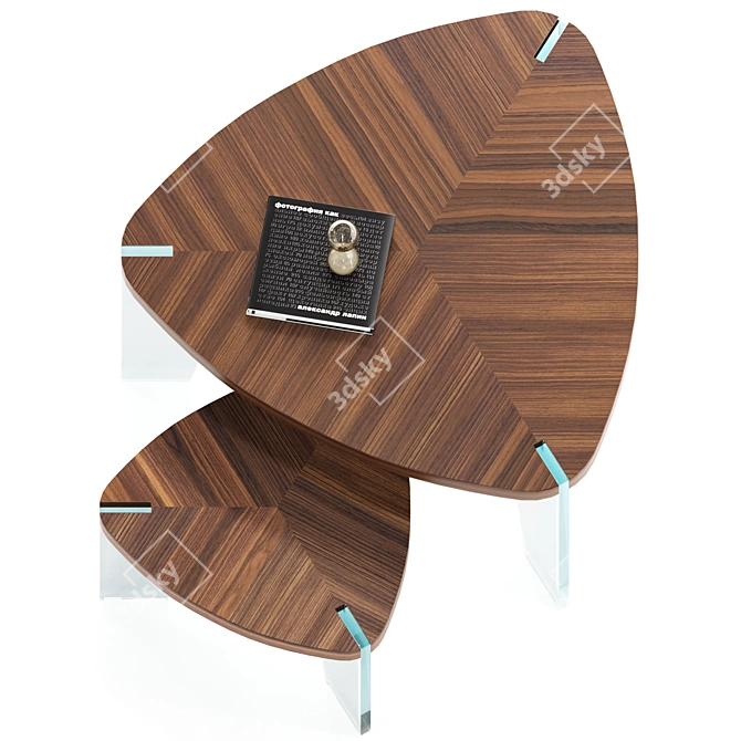 Sospeso Coffee Table: Italian Craftsmanship 3D model image 2