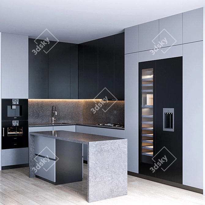 Gaggenau 36: Sleek and Efficient 3D model image 8