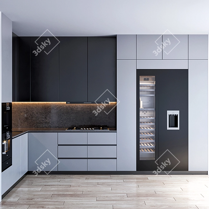 Gaggenau 36: Sleek and Efficient 3D model image 9