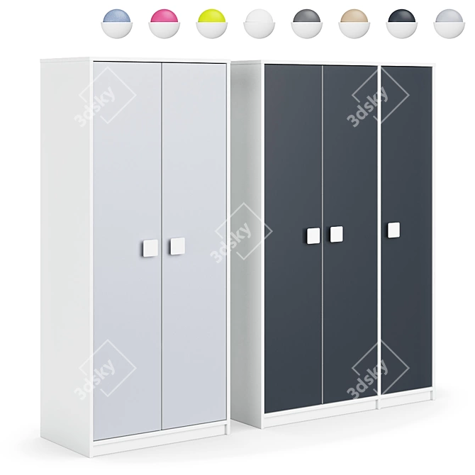 Legenda SH06 + SH08 - Stylish and Spacious Cabinets 3D model image 1