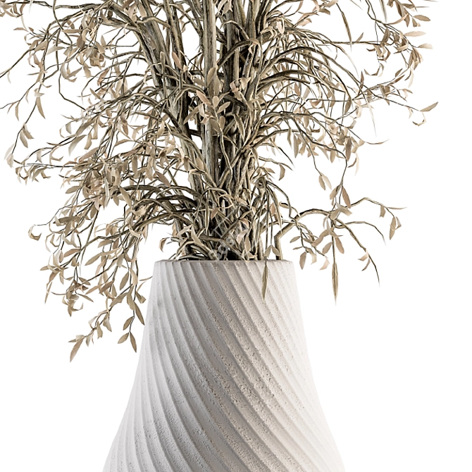 Elegance in a Vase - Dried Branch 3D model image 3