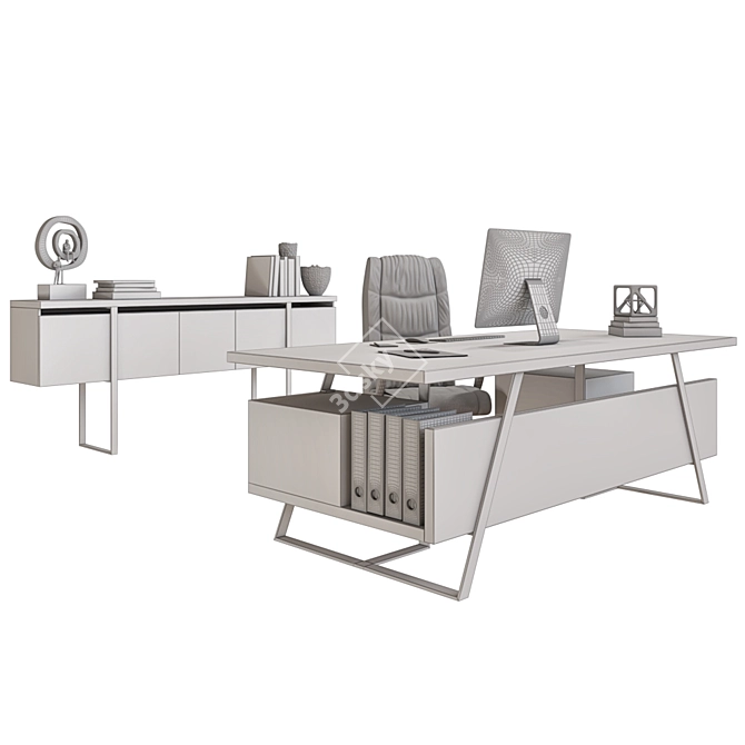 Lumina Manager Furniture Set 3D model image 4