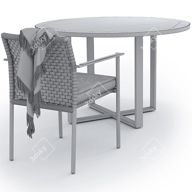 Elegant Durban and Robin Furniture Set 3D model image 5