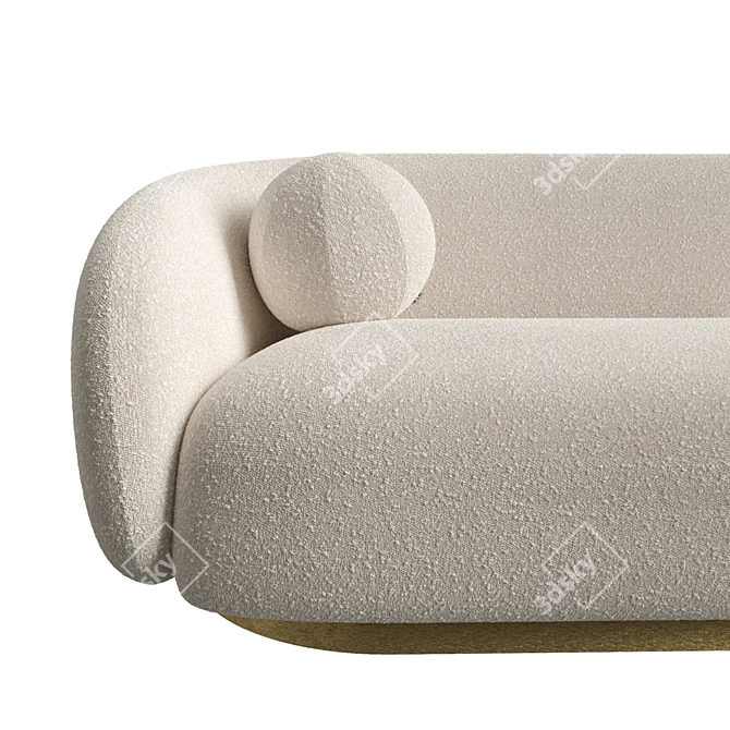 Eichholtz Brice 4K Sofa: Stylish and Comfortable 3D model image 3