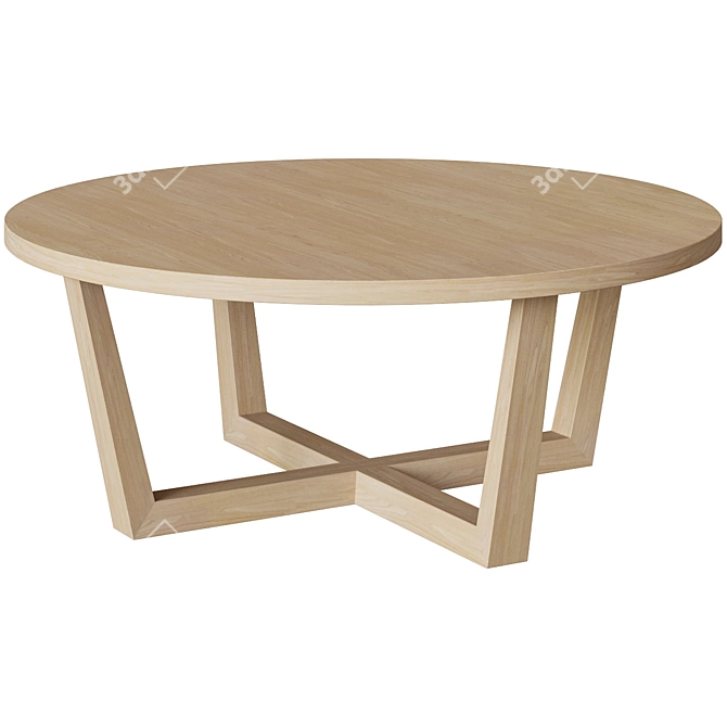 Modern Minimal Uves Coffee Table 3D model image 1