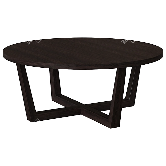 Modern Minimal Uves Coffee Table 3D model image 2