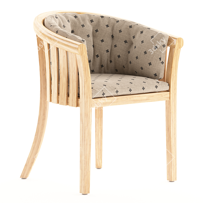 Elegance at the Table: Washington Chair 3D model image 1