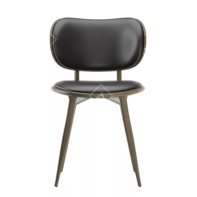 Elegant Master Design Dining Chair 3D model image 2