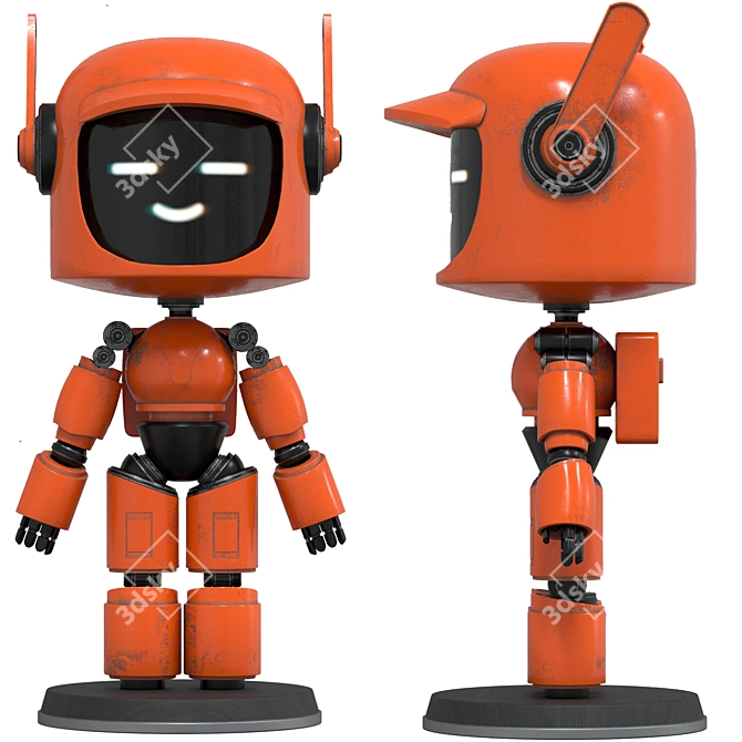 Title: Versatile Robot Decor - Love it, Change it! 3D model image 1