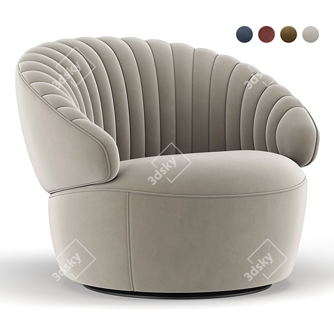 Consonance Modern Luxury Sofa 3D model image 1