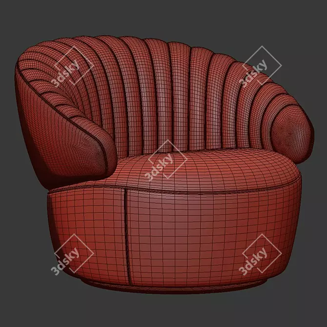 Consonance Modern Luxury Sofa 3D model image 5