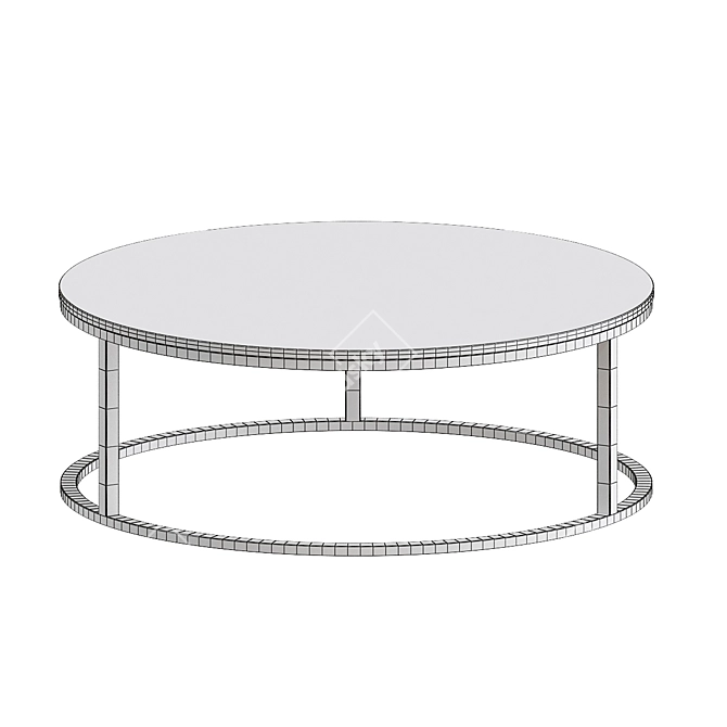 Garda Decor Table - Exquisite Elegance 3D model image 3