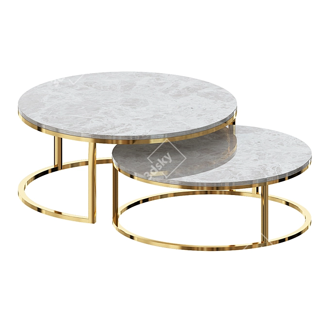 Garda Decor Table - Exquisite Elegance 3D model image 6