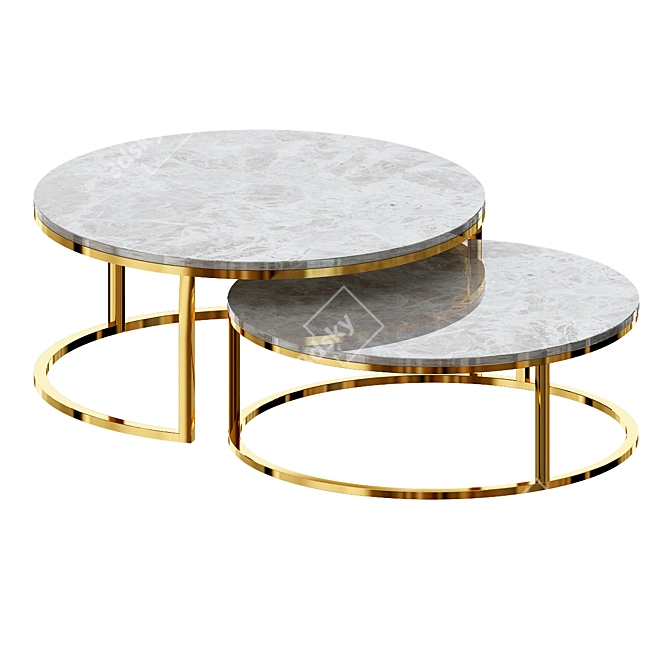 Garda Decor Table - Exquisite Elegance 3D model image 7
