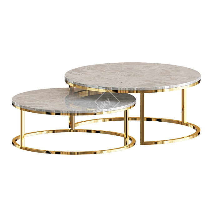 Garda Decor Table - Exquisite Elegance 3D model image 8