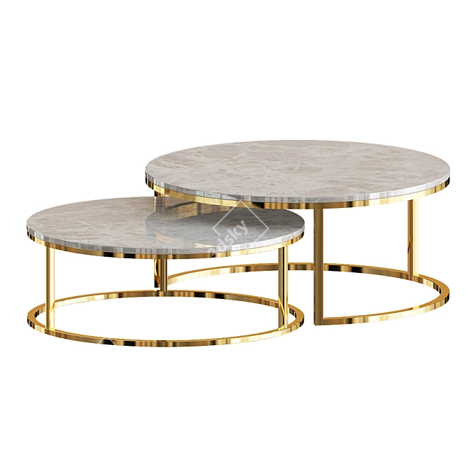 Garda Decor Table - Exquisite Elegance 3D model image 10