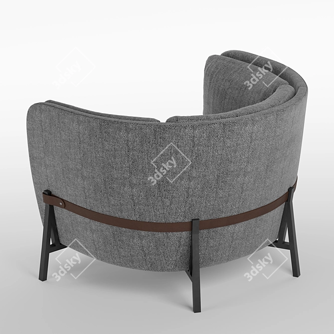 Comfortable Arflex Cradle 3D model image 2