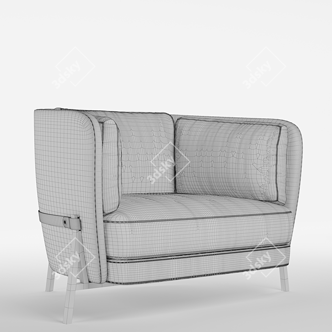Comfortable Arflex Cradle 3D model image 10