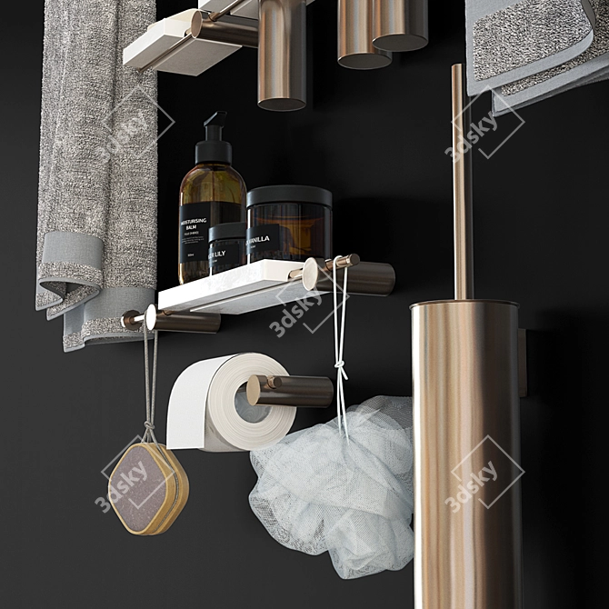 Modular Bathroom Shelves by Ritmonio 3D model image 2