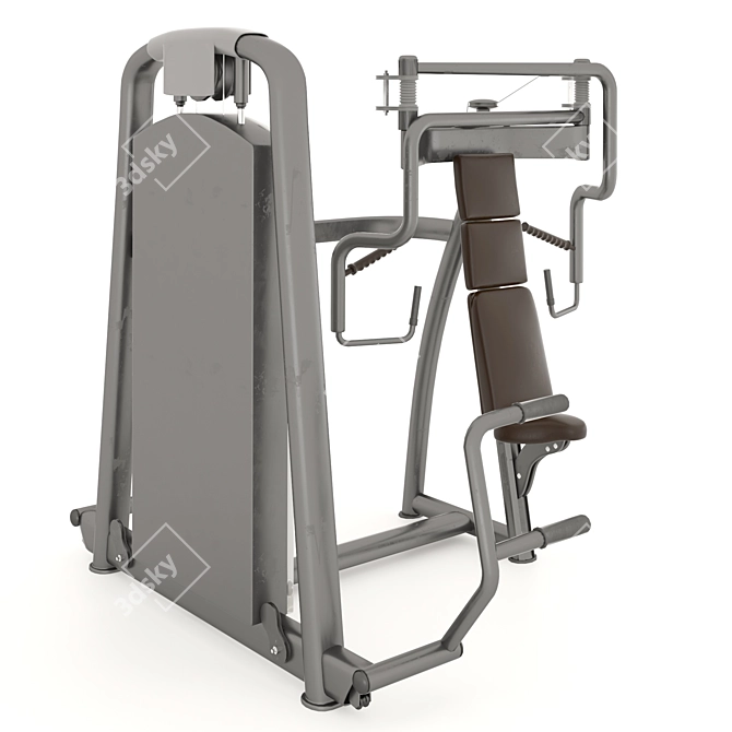 Ultimate Chest Press: Gym Essential 3D model image 2