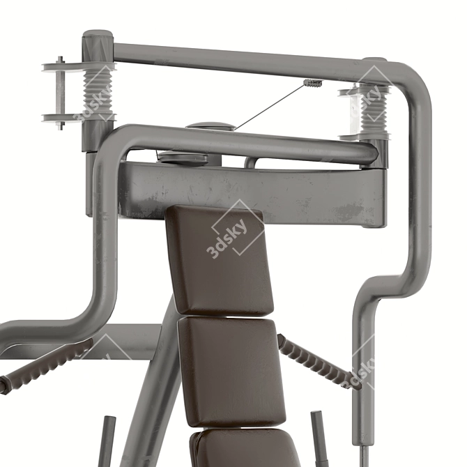 Ultimate Chest Press: Gym Essential 3D model image 5