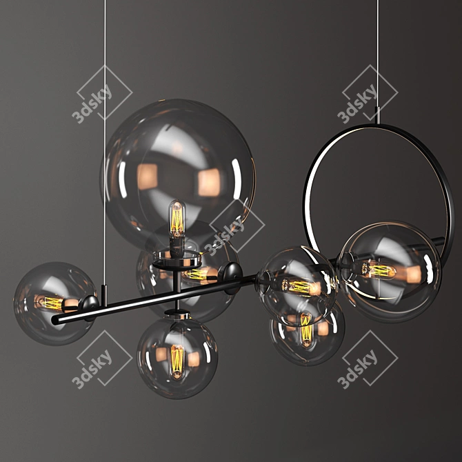  Elegant Lomye Pendant Lamp 3D model image 1