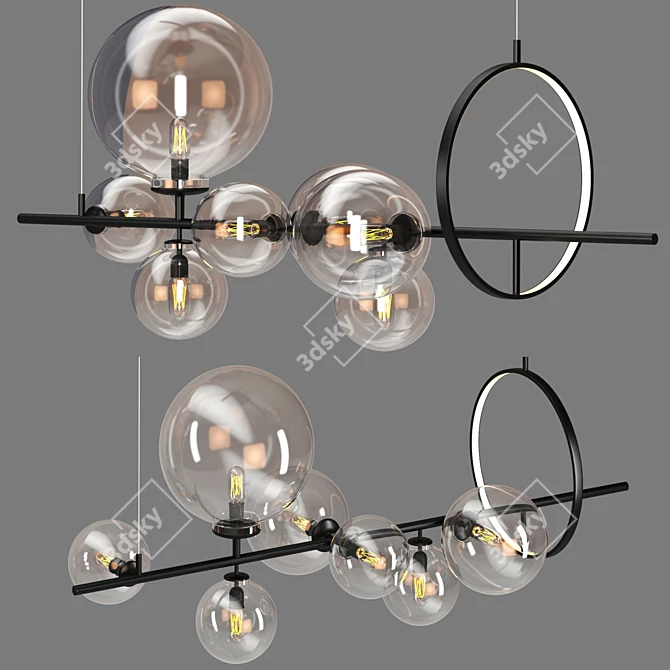  Elegant Lomye Pendant Lamp 3D model image 3