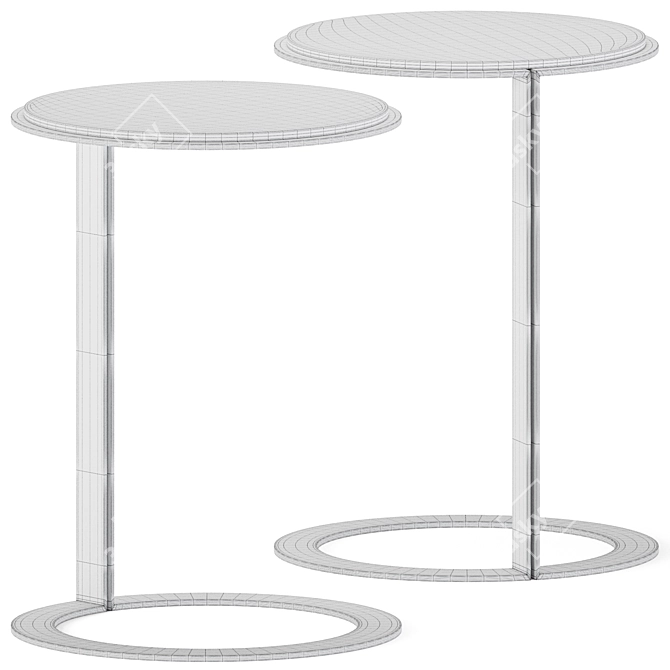 Elegant Ano Side Table 3D model image 2