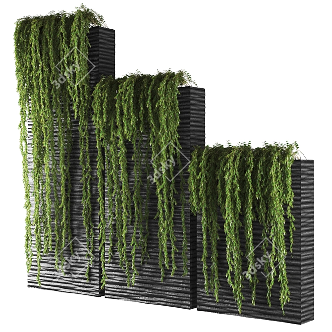 Unique Poly Plant, 3-5m Heights 3D model image 1