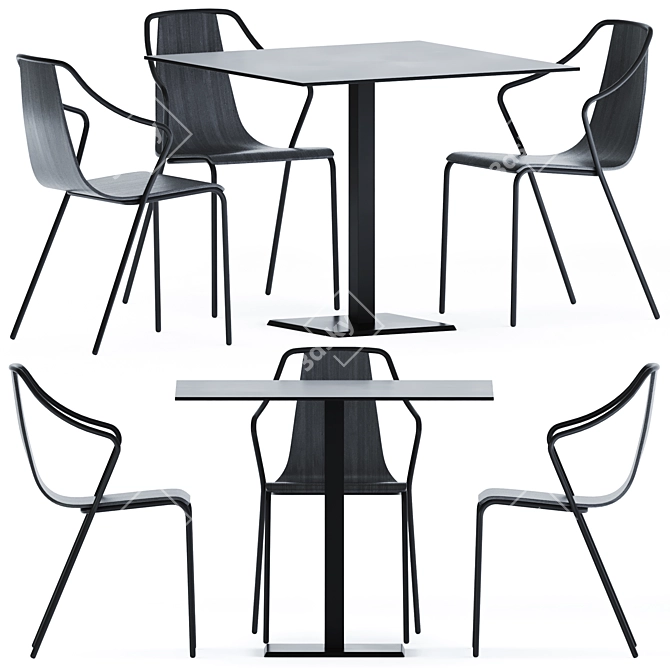 Modern Edge Table: Colos 3D model image 1