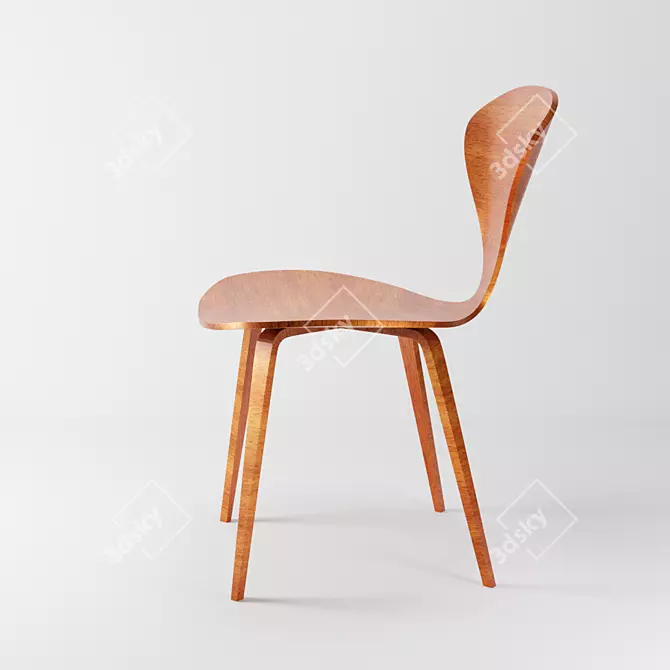 Iconic Cherner Dining Chair 3D model image 2