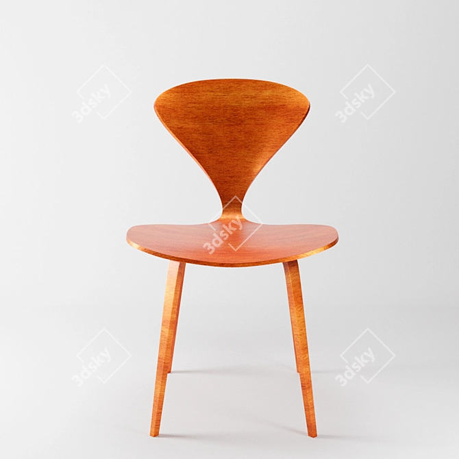 Iconic Cherner Dining Chair 3D model image 11