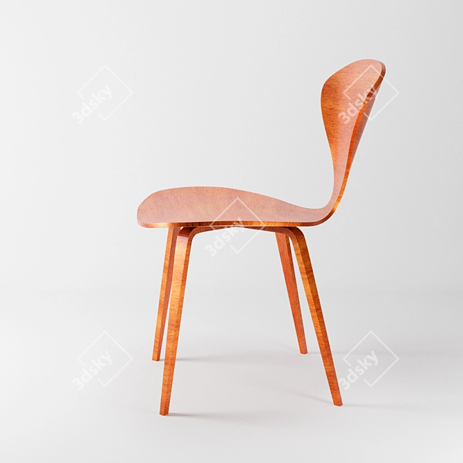 Iconic Cherner Dining Chair 3D model image 12