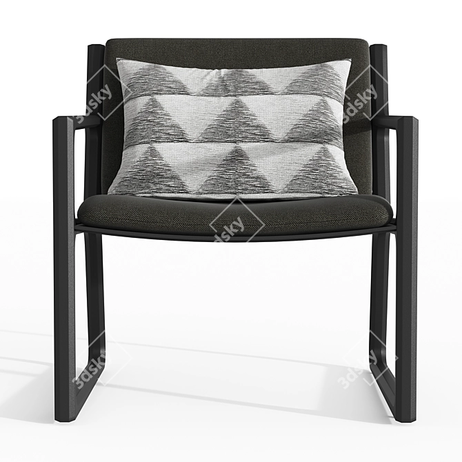 Restoration Hardware Vietri Lounge Chair 3D model image 2