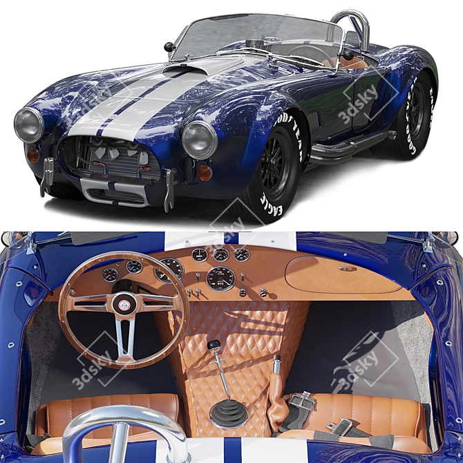 Shelby Cobra 427: Exquisite Classic 3D model image 1