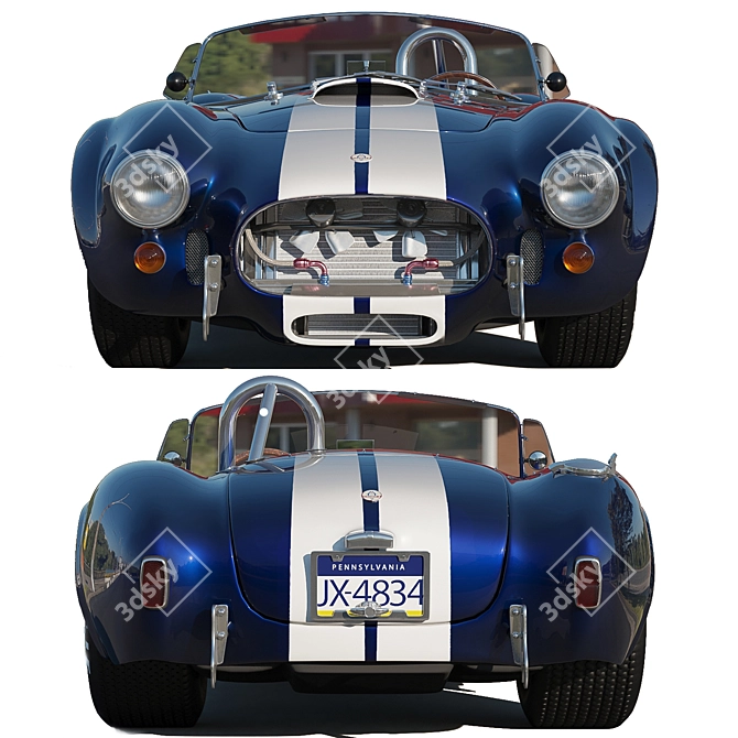 Shelby Cobra 427: Exquisite Classic 3D model image 7