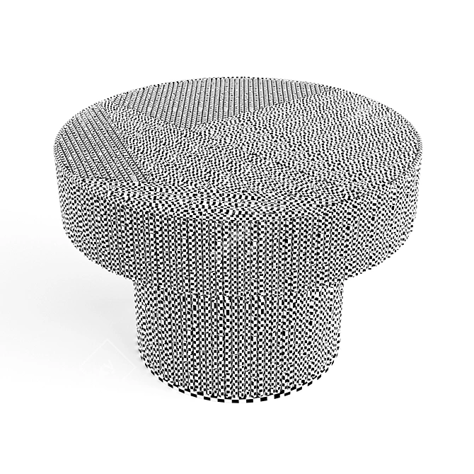 Elegant Elton Side Table 3D model image 3