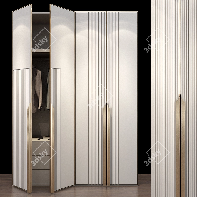 Modern Storage Solution: Cabinet Furniture 045 3D model image 1