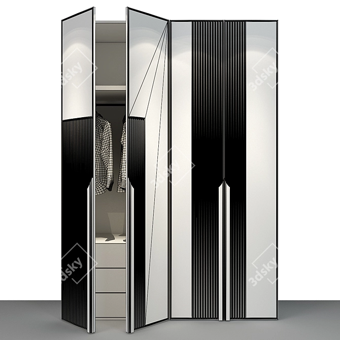 Modern Storage Solution: Cabinet Furniture 045 3D model image 2