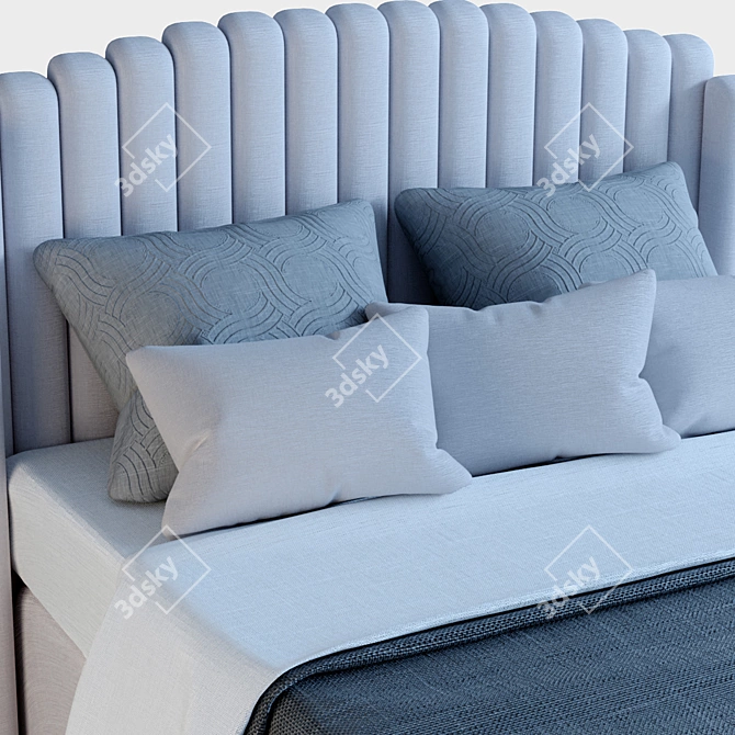 Elegant Double Bed - 2016 Design 3D model image 7
