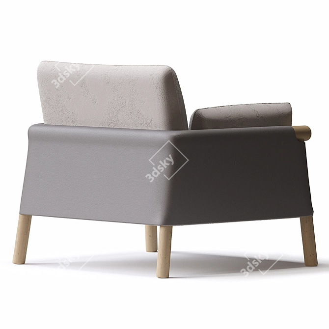 Savannah EJ Armchair: Modern Comfort and Elegance 3D model image 3